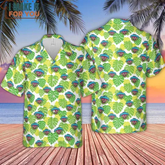 Sesame Street Hawaiian Button Down Shirt
