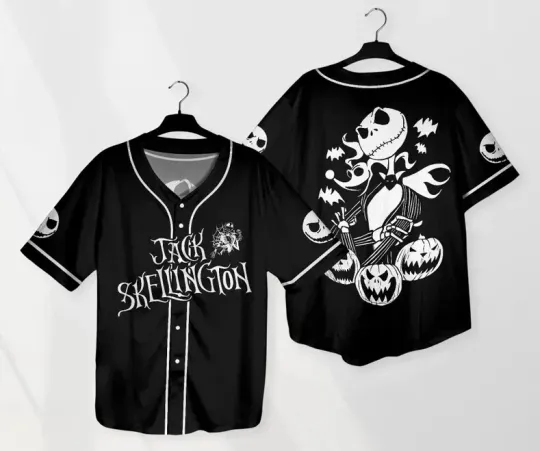 Pumpkin King Baseball Jersey Shirt – Nightmare Before Christmas Basketball Jersey Hoodie