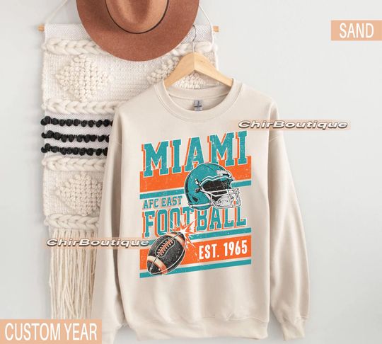 Vintage Miami Football Sweatshirt, Miami football shirt, Miami Football Fan Tee, Miami t-shirt, Game Day apparel