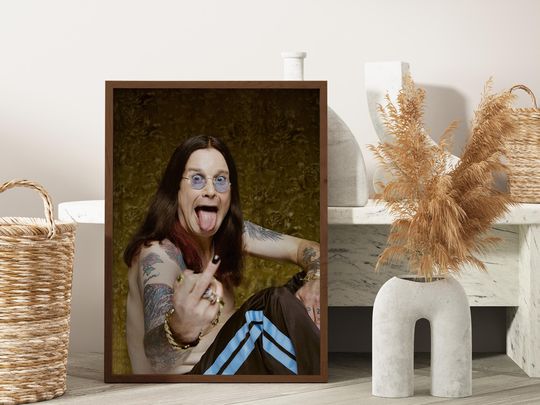 Ozzy Osbourne Blizzard of Ozz Poster – Rock Music Album Wall Art Print