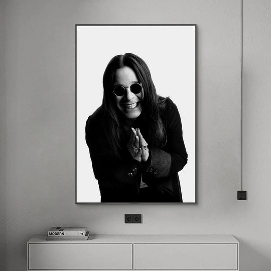 Rock Music Poster – Ozzy Osbourne Blizzard of Ozz Album Wall Art