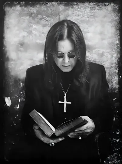 Blizzard of Ozz Album Poster – Ozzy Osbourne Rock Music Wall Art