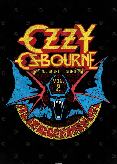Ozzy Osbourne Tour Poster – Rock Music Classic Wall Print