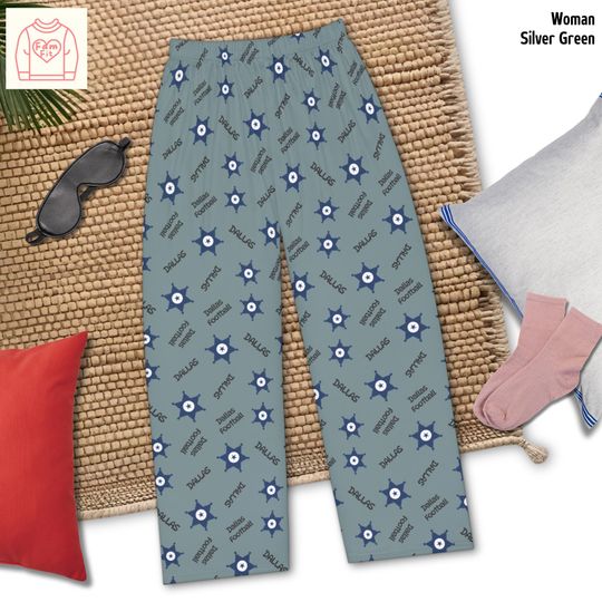Discover Dallas Pattern Pajama Pants for Women, Dallas Pajamas Women, Dallas Pajamas Men, Dallas football Pajamas Gift, Gift for Him, Pajama for Her