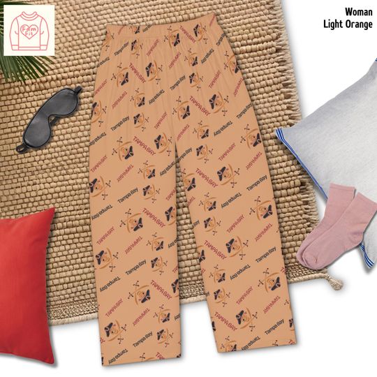 Tampa Bay Pattern Pajama Pants for Women