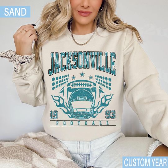 Vintage Jacksonville Football Sweatshirt, Jacksonville football shirt, Jacksonville Football Fan Tee, Jacksonville shirt, Game Day apparel