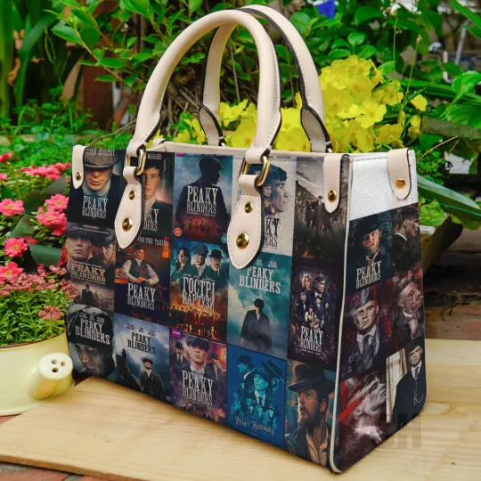 Peaky Blinders Women Leather Hand Bag-Luxury Women PU Leather Handbag, Gift for Fan
