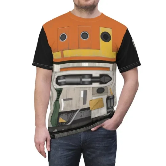 Star Wars C1-10P Cosplay Costume Chopper Astromech Droid Tshirt 3D