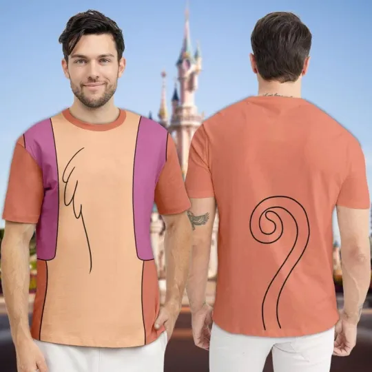 Abu Monkey Cosplay Costume Aladdin Character Halloween Tshirt 3D