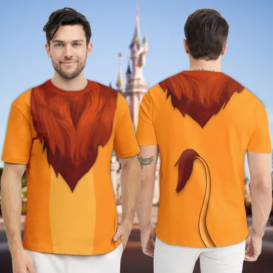Mufasa Cosplay Costume The Lion King Halloween Tshirt
