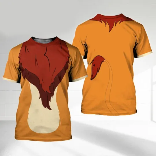 Mufasa Cosplay Costume The Lion King Character Mufasa Lovers Tshirt 3D