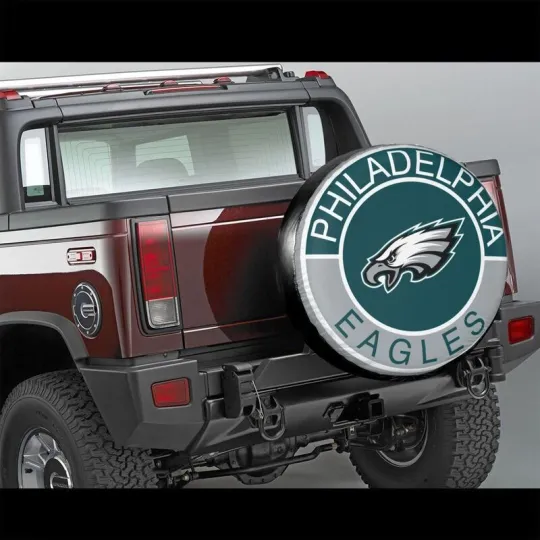 Philadelphia Eagles Auto Car Tire Cover Spare Tire Cover