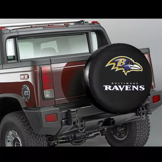 Baltimore Ravens Auto Car Tire Cover Car Accessories Spare Tire Cover