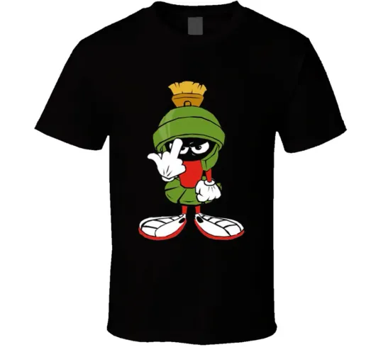Lg Marvin the Martian Character Green T-Shirt