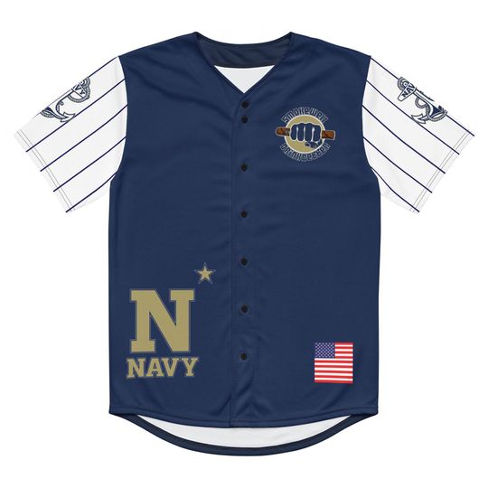 SWDB US Navy Baseball Jersey, Gift for Fan