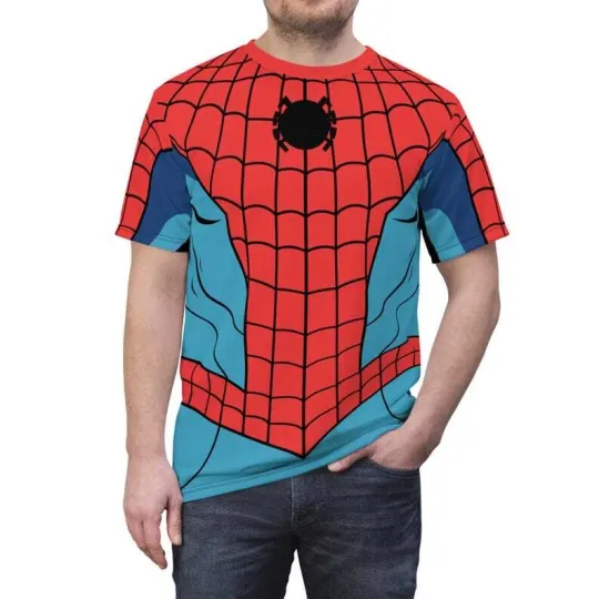 Your Friendly Neighborhood Spider-Man Cosplay Costume Tshirt 3D