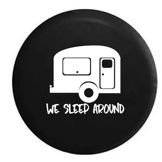 Discover Spare Tire Cover We Sleep Around Travel Trailer RV Camper RV Accessories