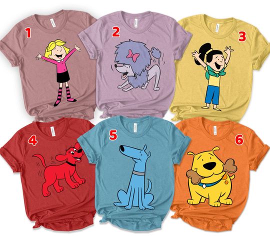 Clifford the Big Red Dog Shirt, Personalized Clifford Dog Family Birthday Shirt, Clifford Dog Party, Clifford Dog Birthday Shirt K-10082213