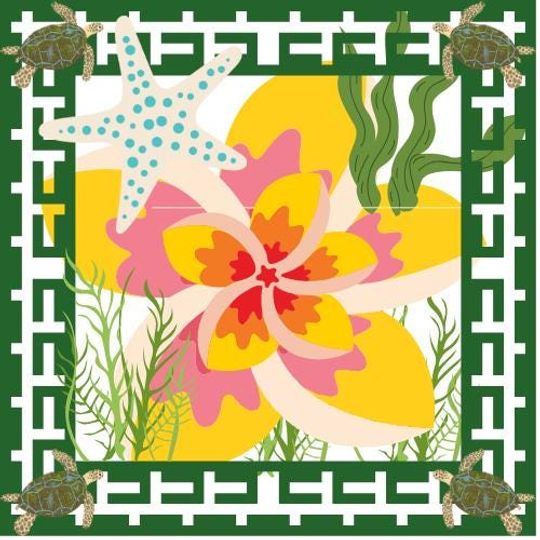 MAHJONG BEACH MaT Game Square Cover, Trendy  game entertaining