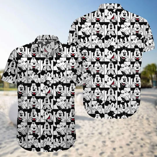 Mickey Mouse Faces Every Day With You Is The Best Day Ever Hawaiian Shirt