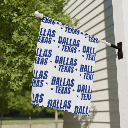 Dallas Texas Garden Flag | Dallas Cowboys Inspired | Perfect Fan Gift