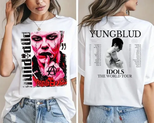 Yungblud 2025, New Album IDOLS Tour Yungblud Album Tee Yungblud Vintage T-Shirt