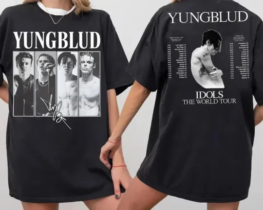 Yungblud 2025 Concert Shirt, 2025 Yungblud Idols World Tour T-Shirt