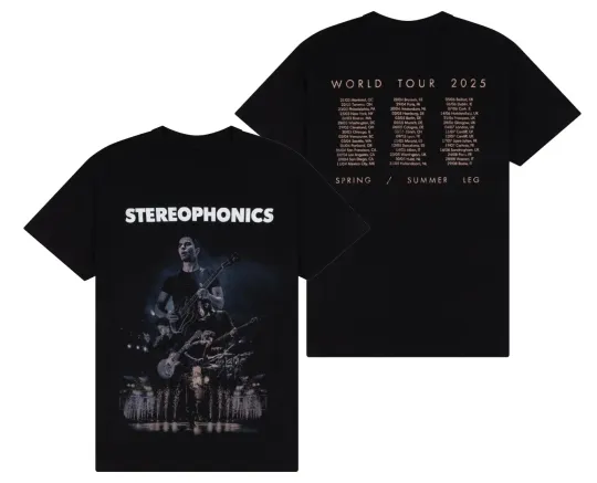 Stereophonics World Tour 2025 T-Shirt Unisex