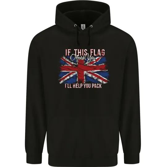 Union Jack Britain Mens Hoodie