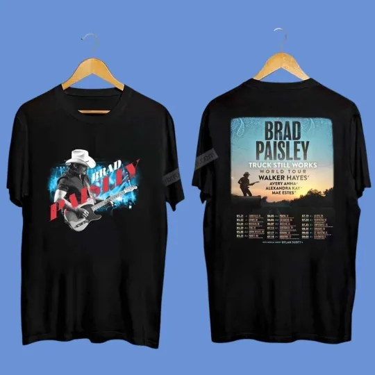 Discover Brad Paisley 2025 Truck Still Works World Tour Shirt