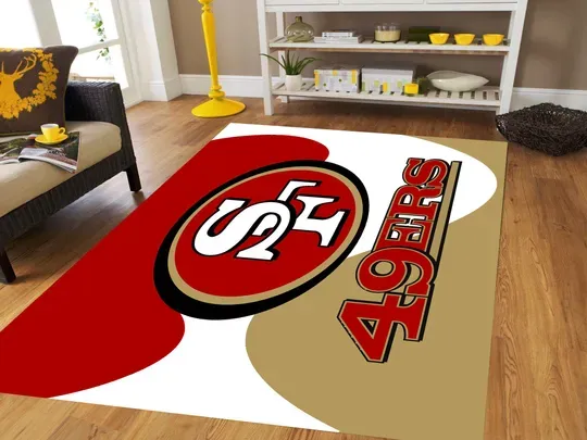 American Football Rug, San Francisco Football Team 49ers Rug