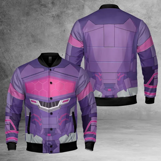 Transformers Shockwave Cosplay Jacket - Autobot Baseball Outerwear