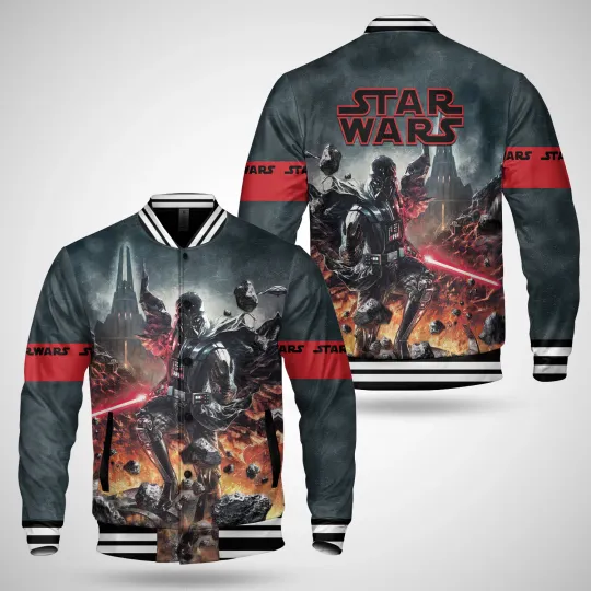 Star Wars Darth Vader 2025 Anniversary Baseball Jacket