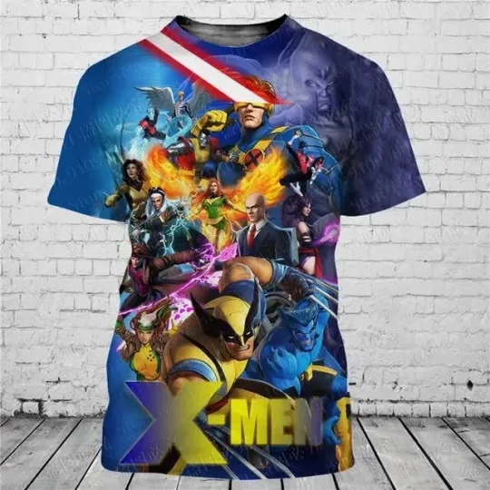 Never Too Old For X-Men Superhero Christmas Birthday Tshirt 3D Printed