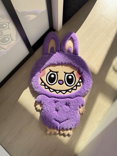 LAbubu 3D Rug with Popular Character for Kids and Friends