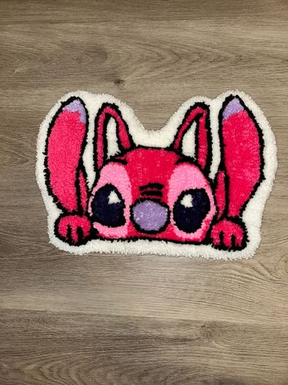 Lilo and Stitch Angel Shaped Rug