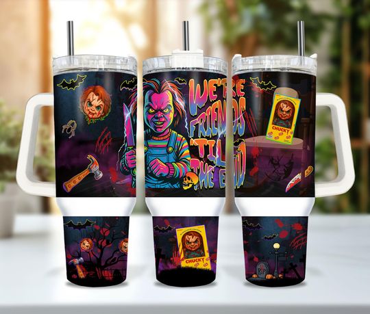 Horror Killers 2025 40oz Tumbler Wrap Png, Halloween Characters 40oz Wrap Png, 2025 Horror Movies 40oz Tumbler Png, Sublimation Designs