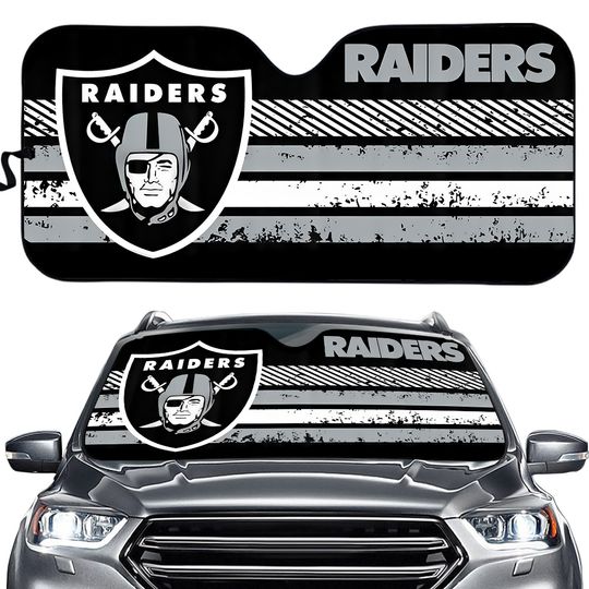 Fanmats Team Promark football Las Vegas Raiders Car Truck Folding Sunshade