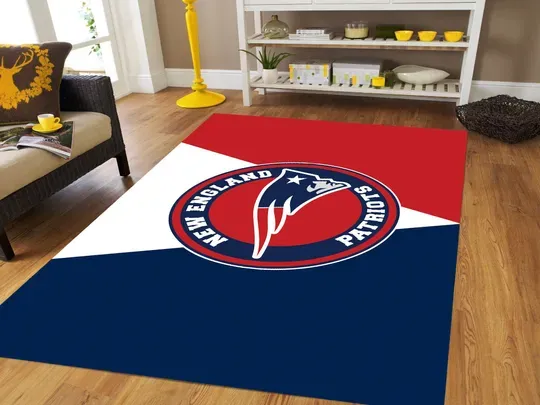 American Football Rug, New England Football Team Patriots Rug