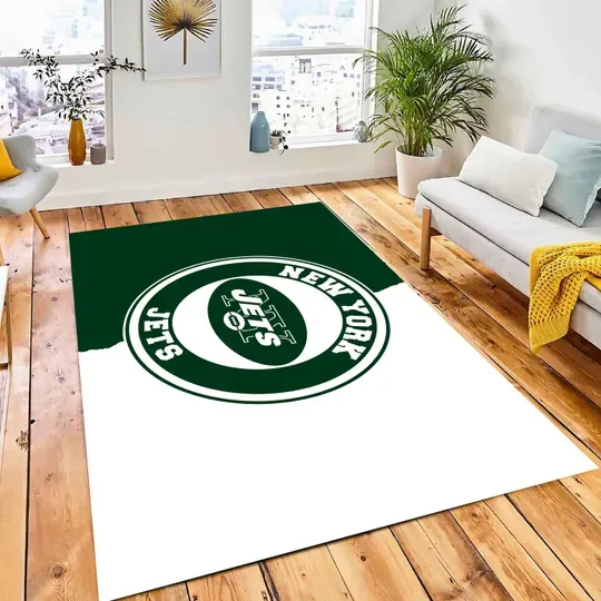 American Football Rug, New York Football Team Jets Rug