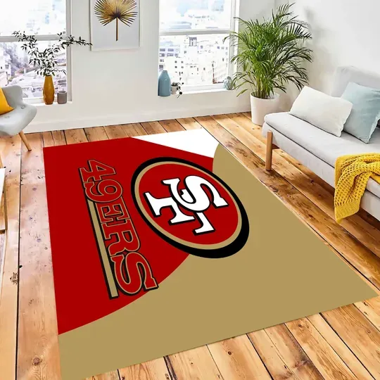 American Football Rug, San Francisco Football Team 49ers Rug