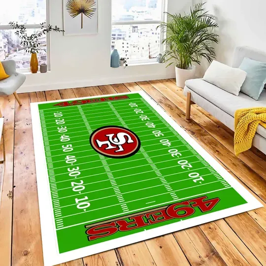 American Football Rug, San Francisco Football Team 49ers Rug