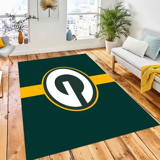 American Football Rug, Green Bay Football Team Packers Rug