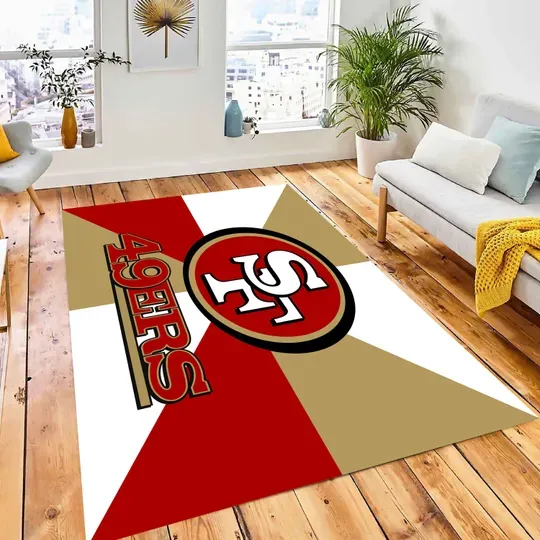 American Football Rug, San Francisco Football Team 49ers Rug