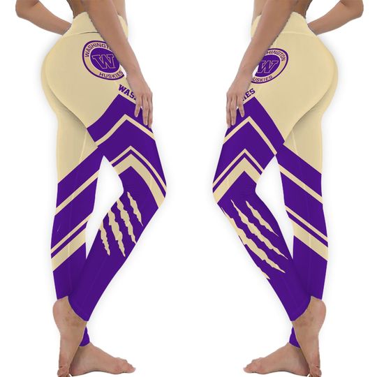 Washington Huskies Purple Reign Hoodie Leggings Set