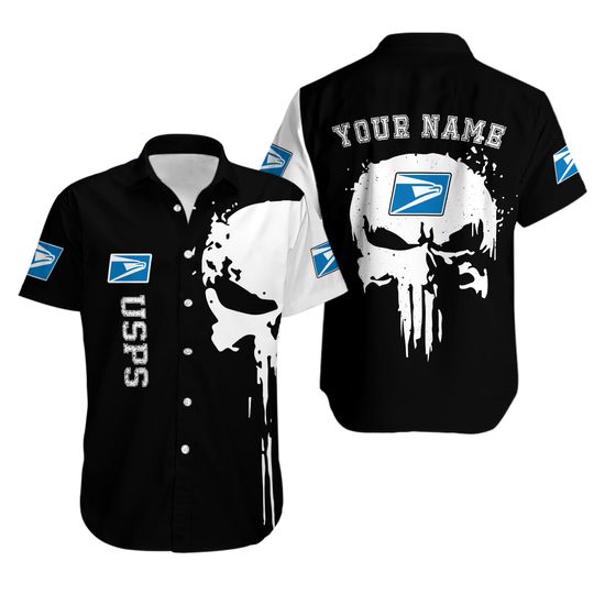 Postal Service Hawaiians Shirt | Delivery Services Shirt | Men Gift