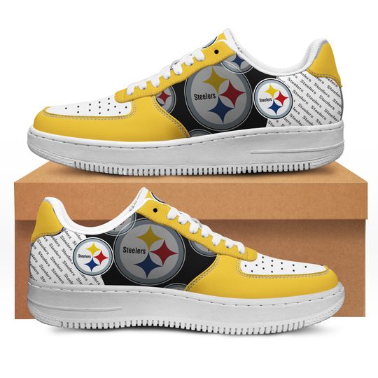 Pittsburgh Football Team Steelerss Air Force Shoes Men Women Sneake