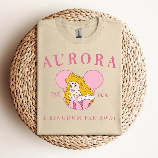 Aurora Disney Princess T-Shirt, Est. 1959 Princess Aurora Tee Disney Character Shirt, Disney Trip Shirt, Sleeping Beauty Tees