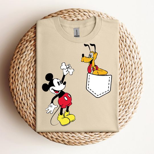 Mickey And Pluto T-Shirt, Cute Disney Shirt, Mickey Mouse T-Shirt, Pluto T-Shirt, Disney Vacation Shirt