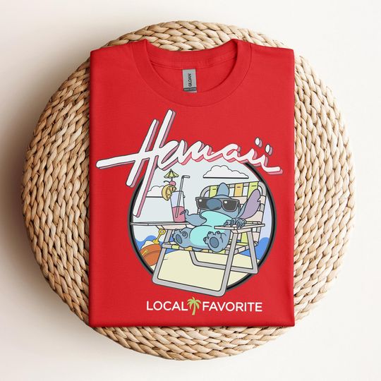 Disney Lilo & Stitch Hawaii Local Favorite T-Shirt, Magic Kingdom Family Matching, Disneyland Family Matching Shirt, WDW Epcot Theme Park
